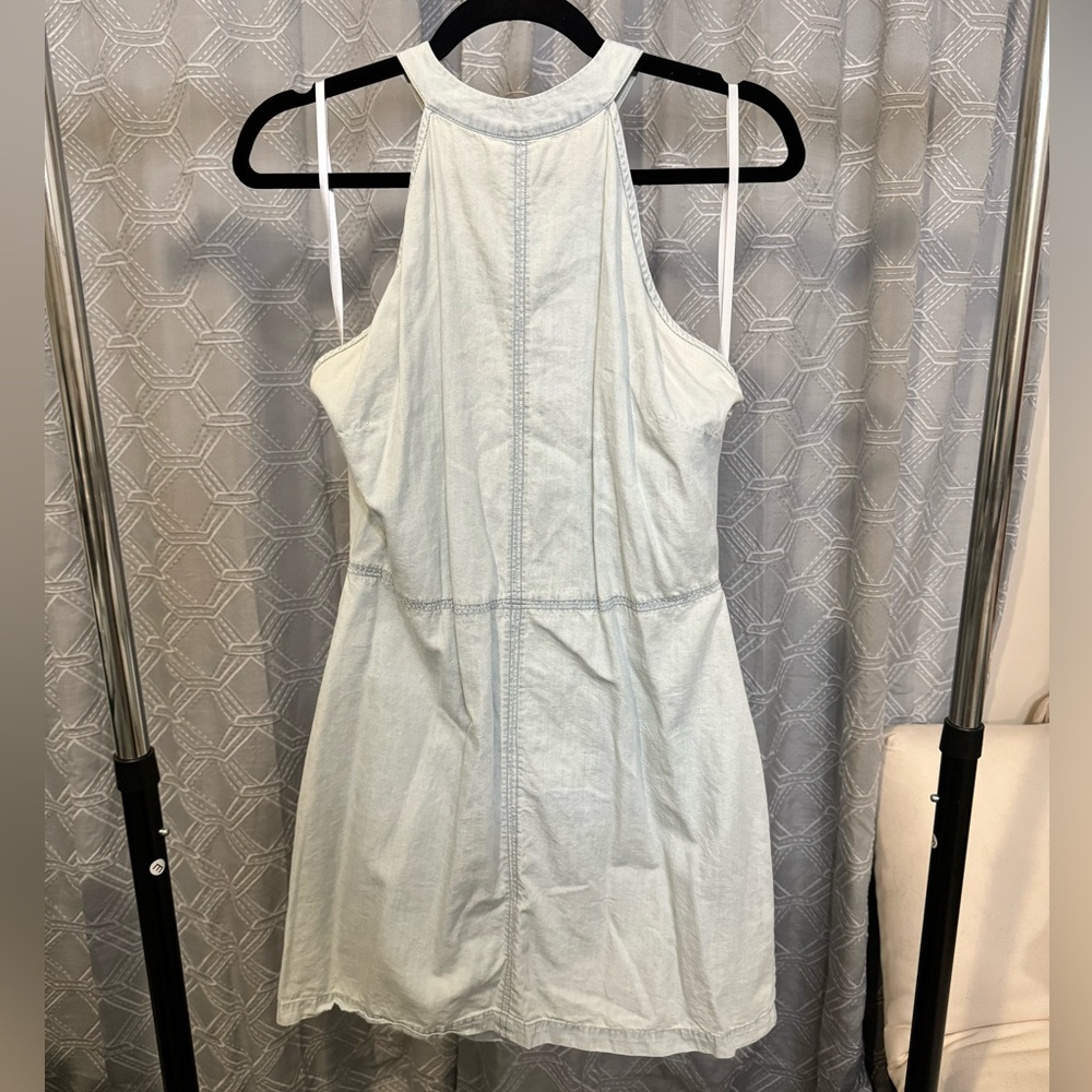 Chambray mini dress Size L